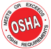 Meets or Exceeds OSHA Requirements