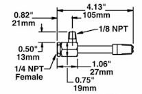 Small Vortex Tube Dimensions