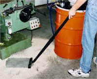Chip Vac Removes Dust from Shop Floor