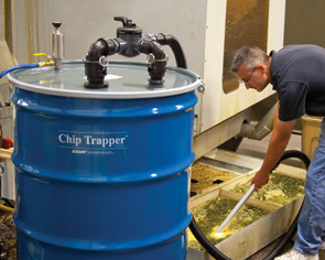 The new 110 Gallon Chip Trapper is ideal for large sumps.