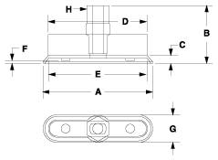 Oval Vacuum Cup Dimensions